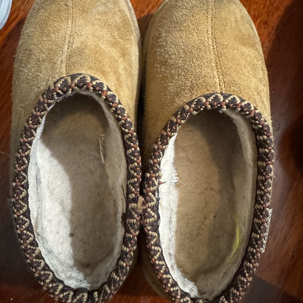 BearPaw Camel Suede Slip-Ons - Picture 3 of 5